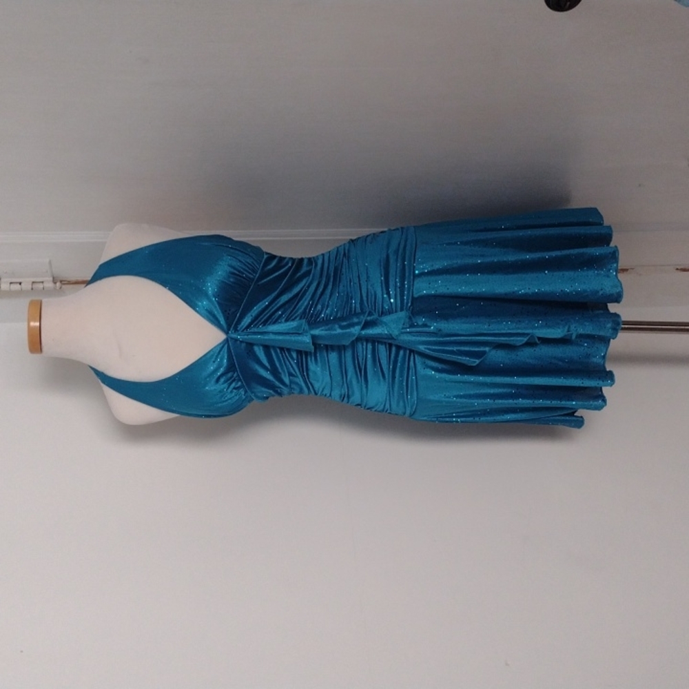 Taboo Blue Sequin Party Dress